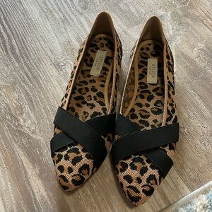 Steven size 10 animal print flat